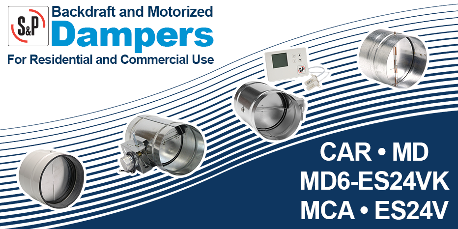 Backdraft and Motorized Dampers