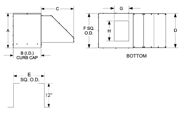 Dimensional Drawing for the KSFV Low Intake Model